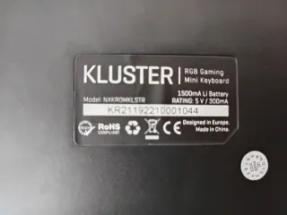 Teclado Mini RGB Gaming Kluster