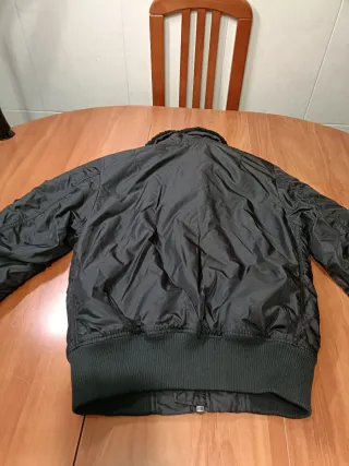 Chaqueta Alpha Industries Negra Talla S