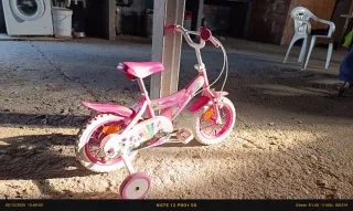 Bicicleta infantil rosa