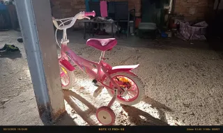 Bicicleta infantil rosa
