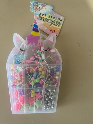 Set perline e braccialetti unicorno