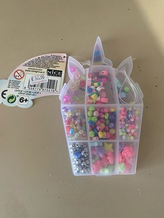 Set perline e braccialetti unicorno