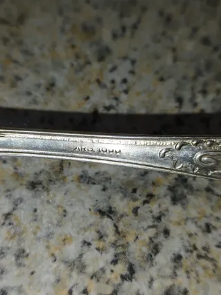 Posate d'epoca PLACCATE in argento