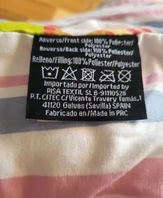 REVERSIBLEColcha Cama 90 Estampada