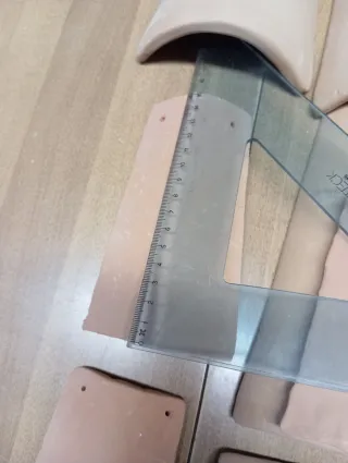 Tegole in terracotta per decoupage