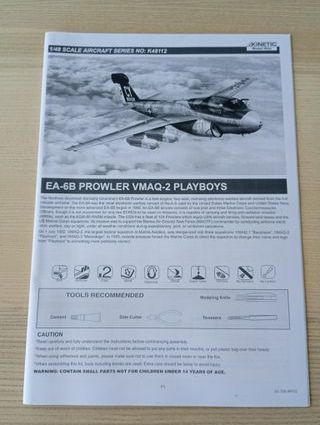 EA-6B PROWLER MAQUETA KINETIC 1/48