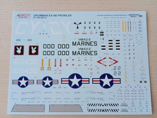 EA-6B PROWLER MAQUETA KINETIC 1/48