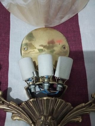 Aplique de pared concha