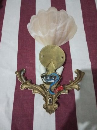 Aplique de pared concha