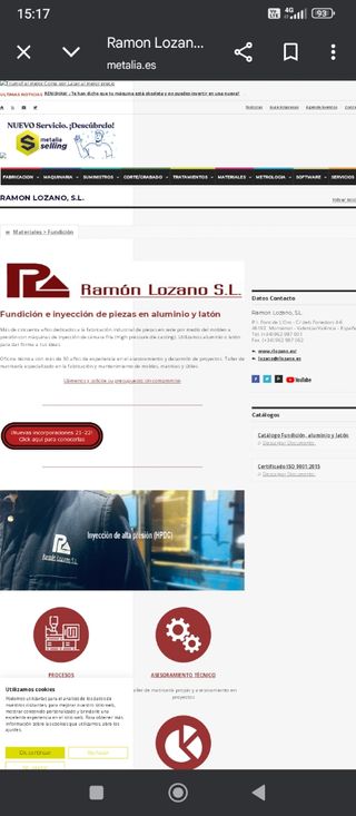 Aplique de pared concha