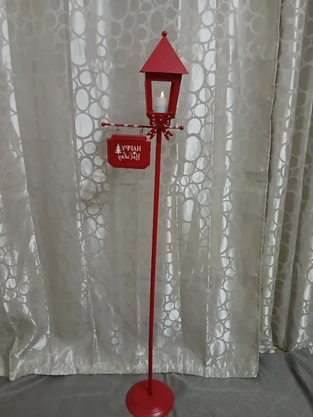 Lampada Natalizia Rossa