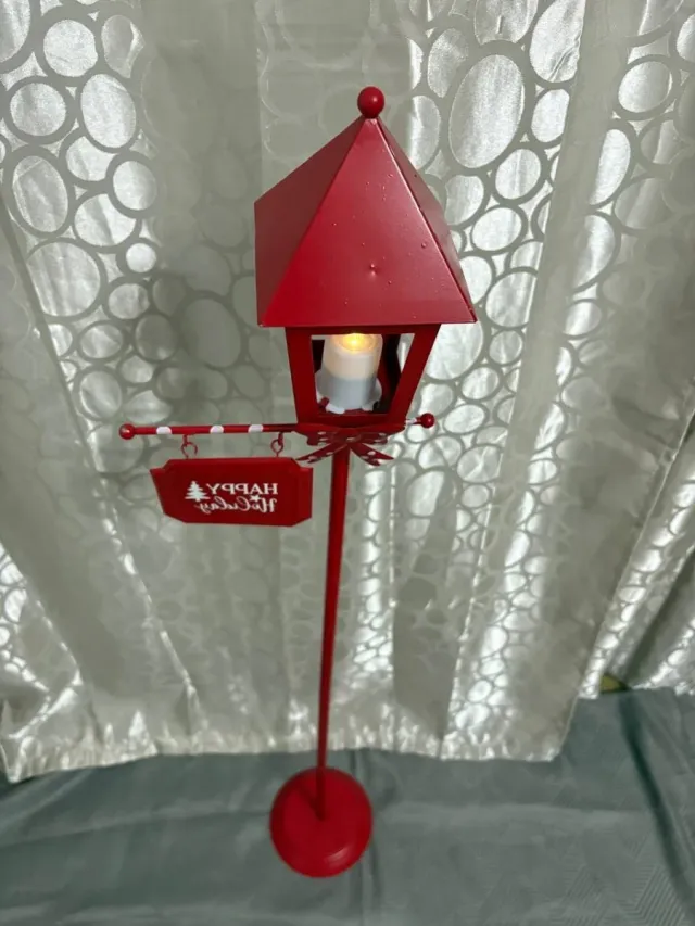 Lampada Natalizia Rossa