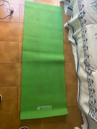 Esterilla de yoga verde FITVESAS n