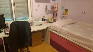 Habitación juvenil cama nido compacta  con cajones