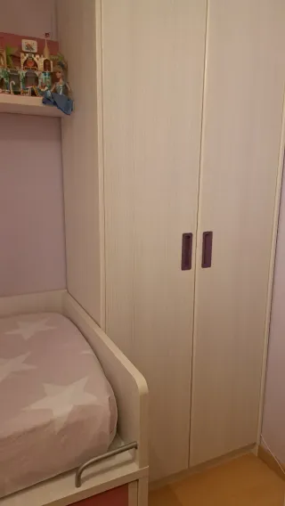 Habitación juvenil cama nido compacta  con cajones