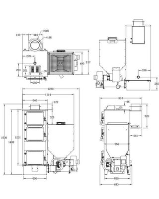 Caldera BOILER 34 policombustible Nueva MAD2001