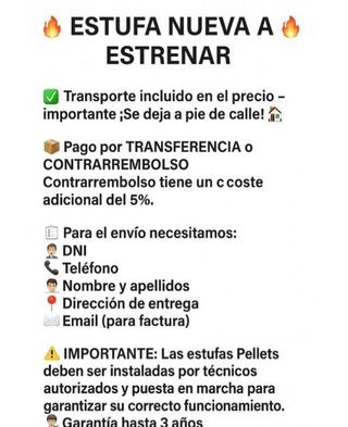 Caldera BOILER 34 policombustible Nueva MAD2001