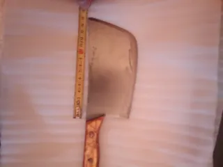 Antiguo machete / cuchillo de carnicero cocina