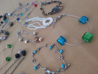 Lote de 21 pulseras vintage fantasía