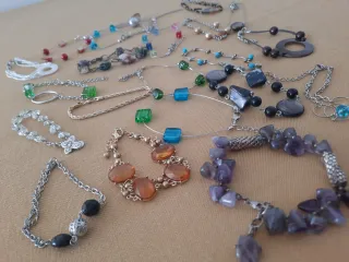 Lote de 21 pulseras vintage fantasía