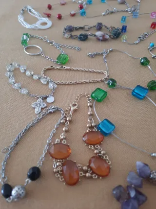 Lote de 21 pulseras vintage fantasía