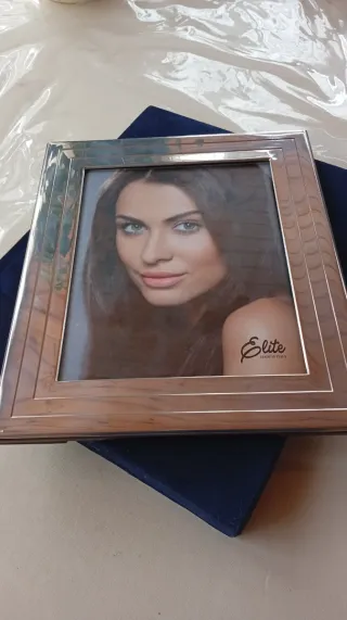 Cornice foto Elite legno e metallo