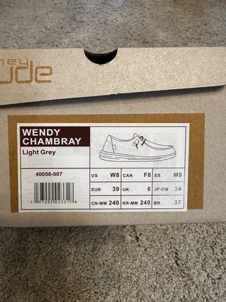 Zapatos Hey Dude Mujer Talla 39 Nuevos