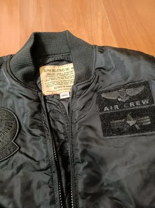 Chaqueta Alpha Industries Talla S Negra