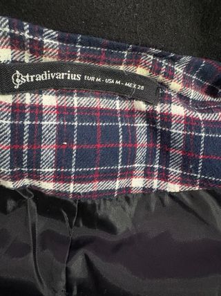 Parka paño negra talla M