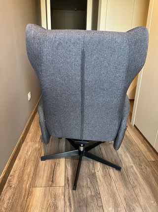 Butaca reclinable con reposapiés