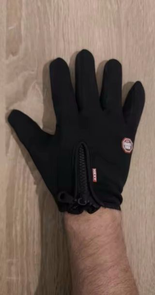 Guantes negros invierno