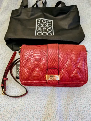 Bolso bandolera Roccobarocco rojo