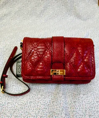 Bolso bandolera Roccobarocco rojo