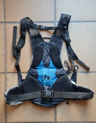 Mochila Quechua Raid Azul/Gris