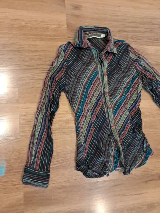 Camisa Mango Rayas Talla S