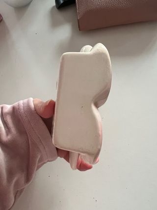 Vaschetta umidificatore ceramica fiore rosa