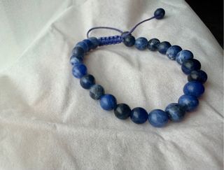 Pulsera de sodalita (piedra natural) regulable