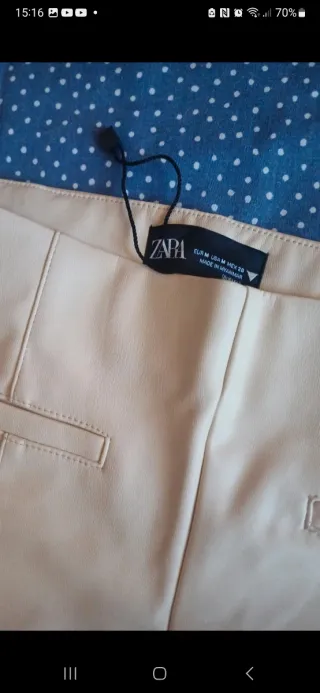 Leggings polipiel Zara Talla M nuevos a estrenar