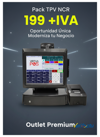 TPV NCR Profesional con cajón e impresora