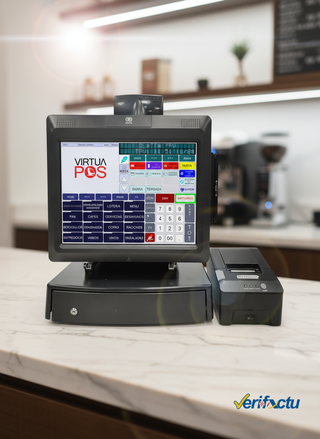TPV NCR Profesional con cajón e impresora