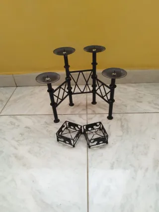 Croce e Rosa in Ferro Battuto