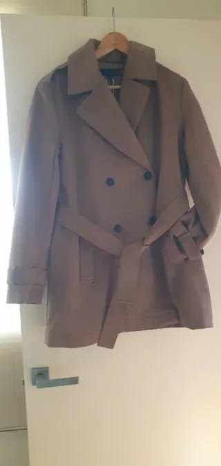 Gabardina Zara Beige/Marrón