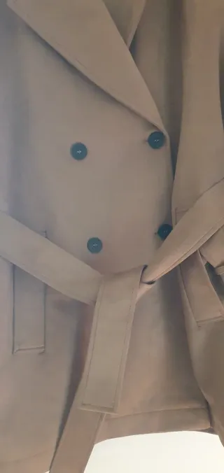 Gabardina Zara Beige/Marrón