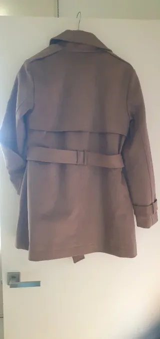 Gabardina Zara Beige/Marrón