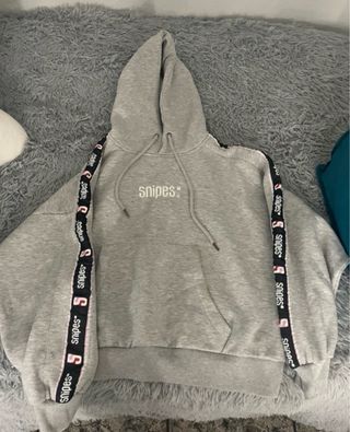 Sudadera Snipes Gris con Logo