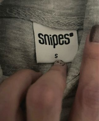 Sudadera Snipes Gris con Logo