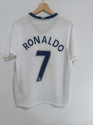 Camiseta Manchester United Ronaldo 7 Blanca Talla