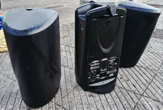 Equipo de Sonido Fender PASSPORT y soportes