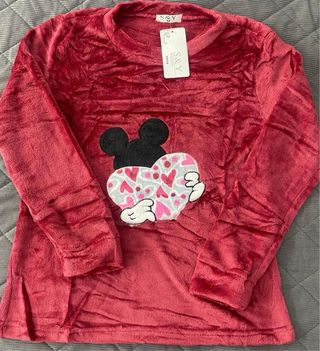 Pijama M S&Y Corazones Minnie