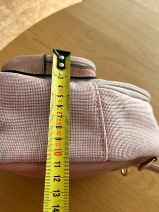 Mochila bolso bordada flores